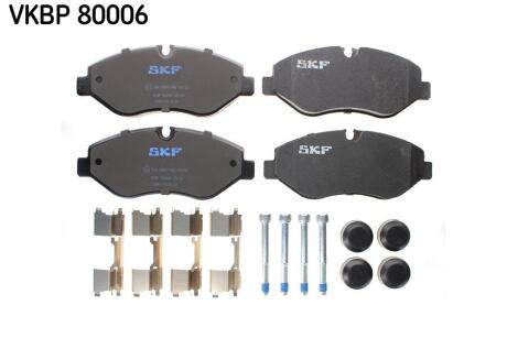 Комплект гальмівних накладок, дискове гальмо SKF VKBP 80006