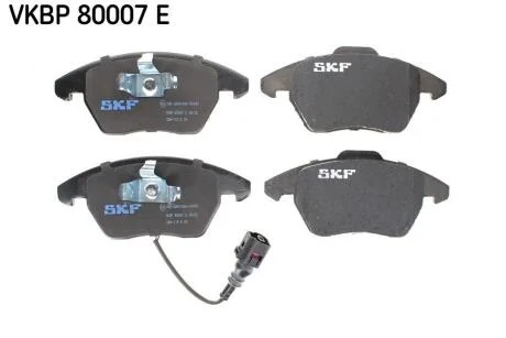 Комплект гальмівних накладок, дискове гальмо SKF VKBP 80007 E
