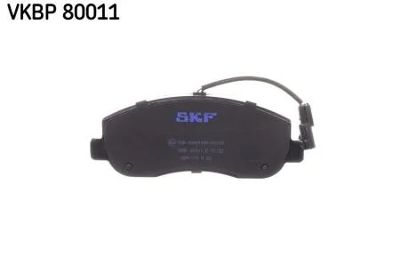 Комплект гальмівних накладок, дискове гальмо SKF VKBP 80011 E