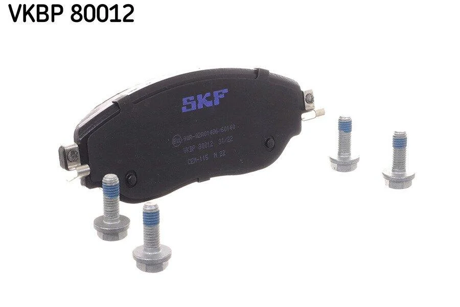 Комплект гальмівних накладок, дискове гальмо SKF VKBP 80012 (фото 1)