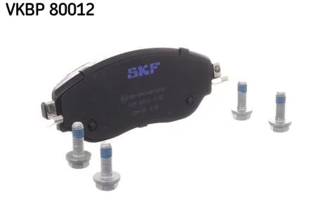 Комплект гальмівних накладок, дискове гальмо SKF VKBP 80012