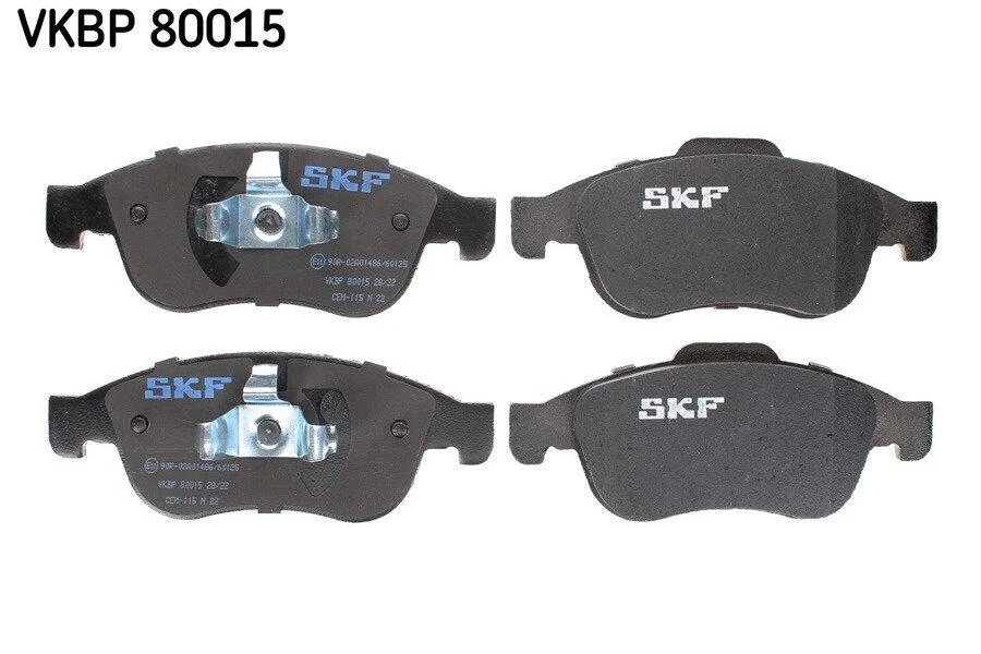 Комплект гальмівних накладок, дискове гальмо SKF VKBP 80015 (фото 1)