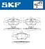 Комплект гальмівних накладок, дискове гальмо SKF VKBP 80015 (фото 4)