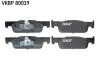 Комплект гальмівних накладок, дискове гальмо SKF VKBP 80019 (фото 1)