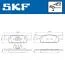 Комплект гальмівних накладок, дискове гальмо SKF VKBP 80019 (фото 6)