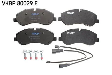 Комплект гальмівних накладок, дискове гальмо SKF VKBP 80029 E