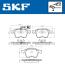 Комплект гальмівних накладок, дискове гальмо SKF VKBP 80042 E (фото 4)
