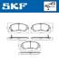 Комплект гальмівних накладок, дискове гальмо SKF VKBP 80108 A (фото 2)