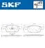 Комплект гальмівних накладок, дискове гальмо SKF VKBP 80151 (фото 6)