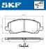 Комплект гальмівних накладок, дискове гальмо SKF VKBP 80169 A (фото 2)