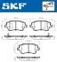Комплект гальмівних накладок, дискове гальмо SKF VKBP 80182 A (фото 2)