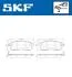 Комплект гальмівних накладок, дискове гальмо SKF VKBP 80197 A (фото 2)