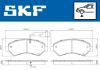 Комплект гальмівних накладок, дискове гальмо SKF VKBP 80210 E (фото 2)