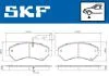 Комплект гальмівних накладок, дискове гальмо SKF VKBP 80210 E (фото 2)