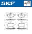 Комплект гальмівних накладок, дискове гальмо SKF VKBP 80314 A (фото 6)