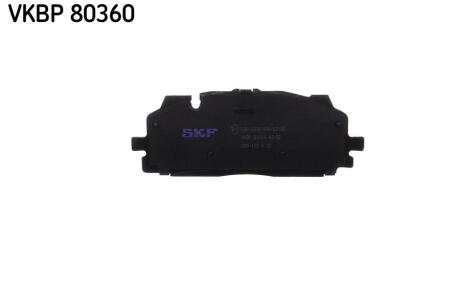 Комплект гальмівних накладок, дискове гальмо SKF VKBP 80360