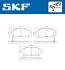 Комплект гальмівних накладок, дискове гальмо SKF VKBP 80406 A (фото 2)