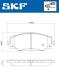 Комплект гальмівних накладок, дискове гальмо SKF VKBP 80579 (фото 2)