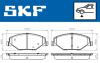 Комплект гальмівних накладок, дискове гальмо SKF VKBP 80628 (фото 2)