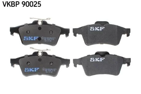 Комплект гальмівних накладок, дискове гальмо SKF VKBP 90025