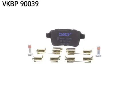 Комплект гальмівних накладок, дискове гальмо SKF VKBP 90039