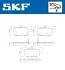 Комплект гальмівних накладок, дискове гальмо SKF VKBP 90192 A (фото 2)