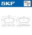 Комплект гальмівних накладок, дискове гальмо SKF VKBP 90234 (фото 2)