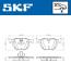 Комплект гальмівних накладок, дискове гальмо SKF VKBP 90240 (фото 1)