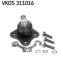 VW кульова опора Golf,Jetta,Polo,SEAT з кріпленням! SKF VKDS 311016 (фото 1)