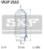 Пильовик рульового керування SKF VKJP 2163 (фото 2)