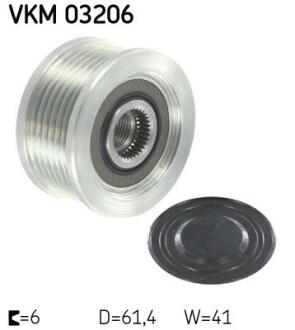 Шків генератора SKF VKM 03206