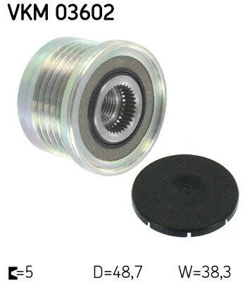 Муфта обгінна генератора (Вир-во) SKF VKM 03602 (фото 1)