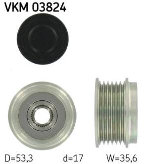 Шків генератора SKF VKM 03824