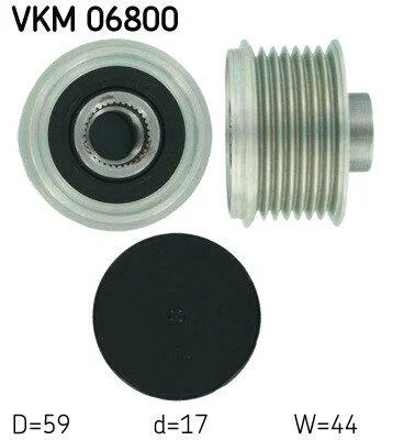 Шків генератора SKF VKM 06800 (фото 1)