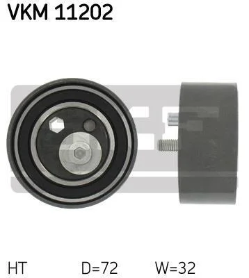 Ролик модуля натягувача ременя SKF VKM 11202 (фото 1)