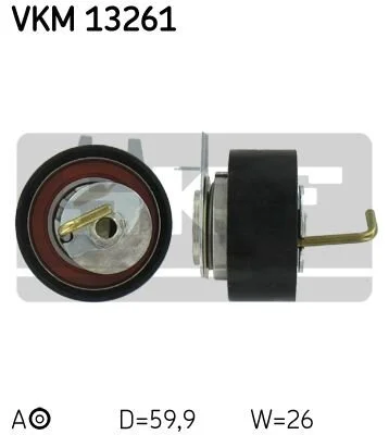 Ролик натяжний SKF VKM 13261 (фото 1)