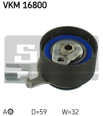 Ролик натяжний SKF VKM 16800 (фото 1)