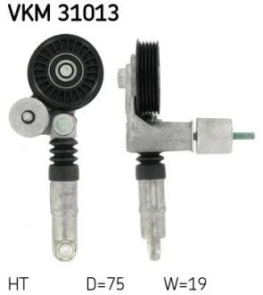 Натяжной ролик, поликлиновой ремень SKF VKM 31013