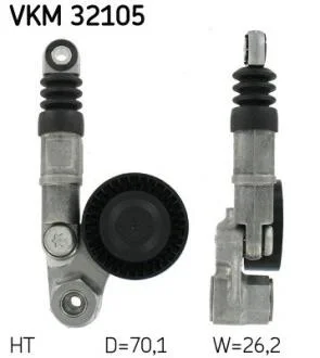 Ролик натяжний SKF VKM 32105