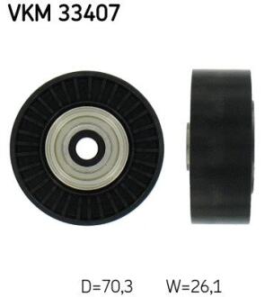 Направляючий ролик SKF VKM 33407