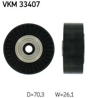 Направляючий ролик SKF VKM 33407