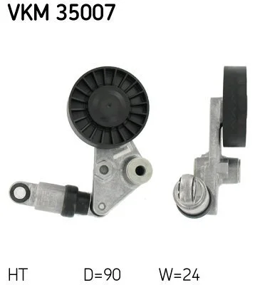 Ролик натяжний SKF VKM 35007 (фото 1)