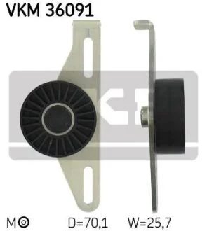 Ролик модуля натягувача ременя SKF VKM 36091