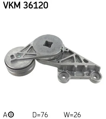 Натяжний ролик SKF VKM 36120 (фото 1)