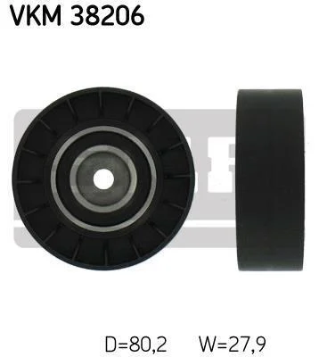 Направляючий ролик SKF VKM 38206 (фото 1)