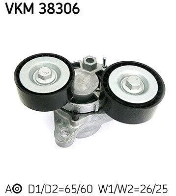Ролик модуля натягувача ременя SKF VKM 38306 (фото 1)