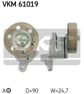 Натяжний ролик SKF VKM 61019 (фото 1)
