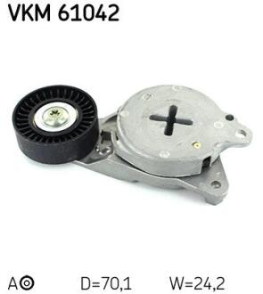 Натяжний ролик, поліклиновий ремінь SKF VKM 61042