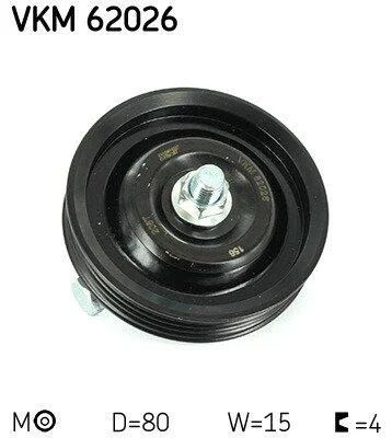 Натяжний ролик SKF VKM 62026 (фото 1)