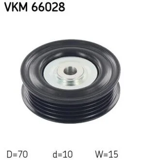 Ролик модуля натягувача ременя SKF VKM 66028